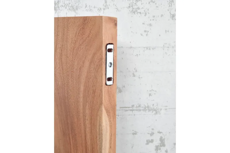 Seinähylly Wohnling puureuna, massiivipuuta, seinähylly, maalaismaistyyli 40 cm - 40 cm - Huonekalut - TV- & Mediakalusteet - TV-hyllyt