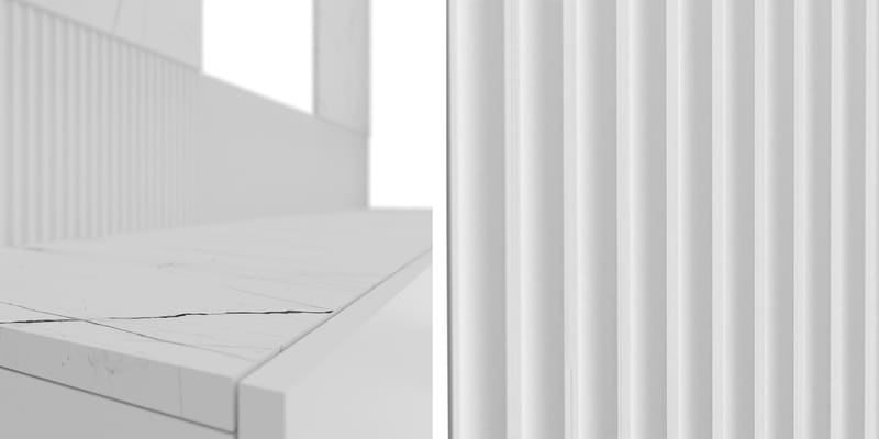 seinäyksikkö Meblocianka DEROMI I ruskea - Huonekalut - TV- & Mediakalusteet - TV-kalustepaketti