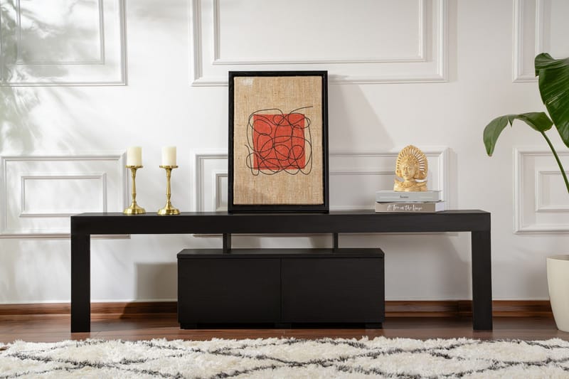 Shanah Tv-taso 180x31 cm - Musta - Huonekalut - TV- & Mediakalusteet - Tv taso & Mediataso