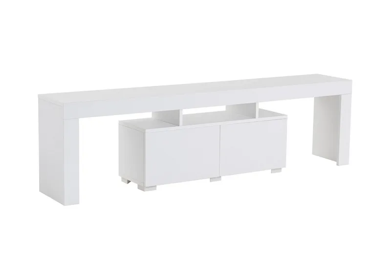 Shanah Tv-taso 180x31 cm - Valkoinen - Huonekalut - TV- & Mediakalusteet - Tv taso & Mediataso