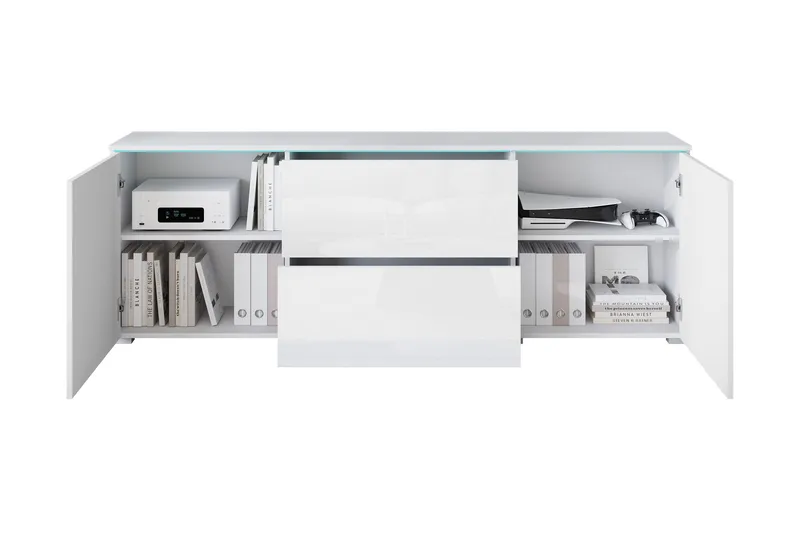 Sherie TV-taso 180 cm - Valkoinen - Huonekalut - TV- & Mediakalusteet - Tv taso & Mediataso