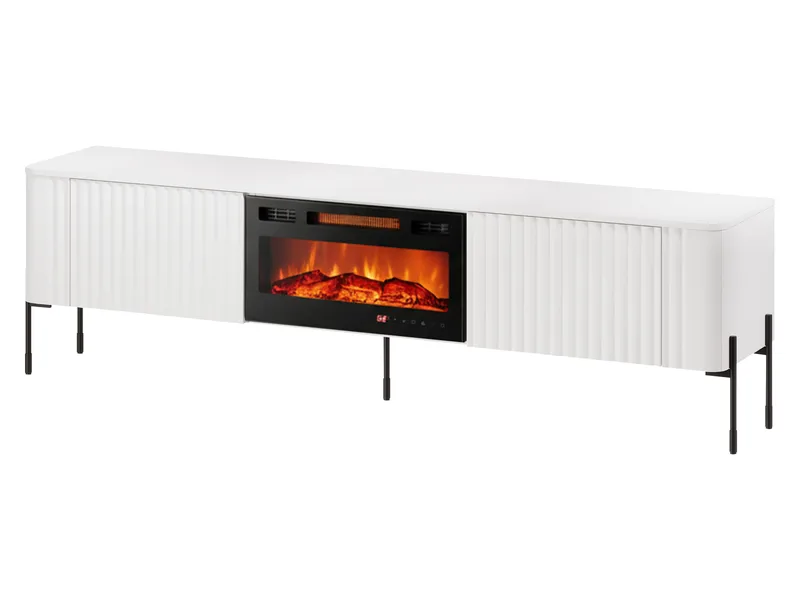 Sherie-TV-taso 190 cm, Valkoinen