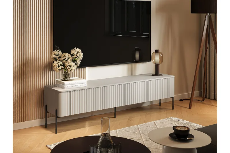 Sherie Tv-Taso 190x40 cm - Beige - Huonekalut - TV- & Mediakalusteet - Tv taso & Mediataso