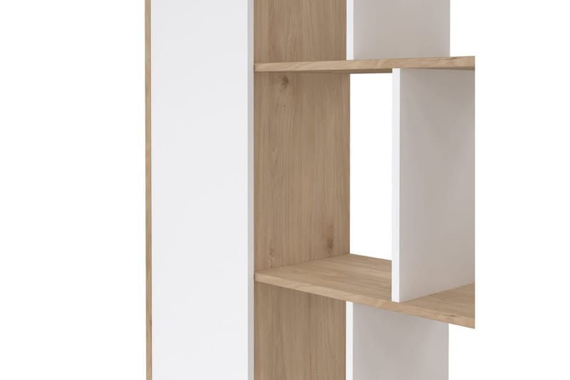 Shivani Kirjahylly 89 cm - Luonnonväri/Valkoinen - Säilytys - Hylly - Kirjahylly