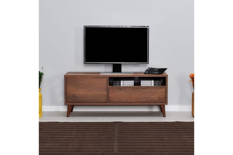 Sosan TV-taso 120 cm - Ruskea - Huonekalut - TV- & Mediakalusteet - Tv taso & Mediataso