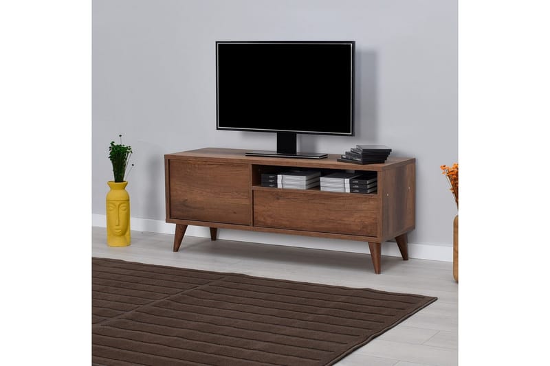 Sosan TV-taso 120 cm - Ruskea - Huonekalut - TV- & Mediakalusteet - Tv taso & Mediataso