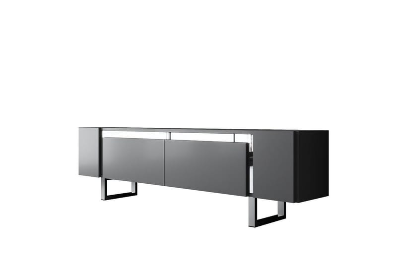 Sozi TV-taso 180 cm - Hopea/Antrasiitti - Huonekalut - TV- & Mediakalusteet - Tv taso & Mediataso