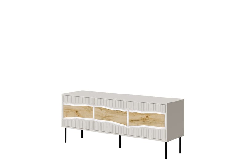 Stintino Tv-Taso 144x40 cm - Beige/Ruskea - Huonekalut - TV- & Mediakalusteet - Tv taso & Mediataso