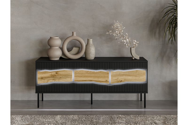 Stintino Tv-Taso 144x40 cm - Harmaa - Huonekalut - TV- & Mediakalusteet - Tv taso & Mediataso