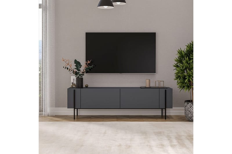Stira TV-taso 160 cm - Grafiitinharmaa - Huonekalut - TV- & Mediakalusteet - Tv taso & Mediataso