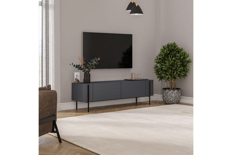 Stira TV-taso 160 cm - Grafiitinharmaa - Huonekalut - TV- & Mediakalusteet - Tv taso & Mediataso