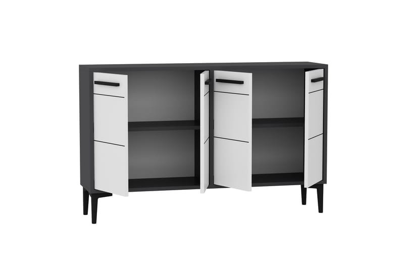 Stria Tv-taso 120 cm - Antrasiitti/Valkoinen - Huonekalut - TV- & Mediakalusteet - Tv taso & Mediataso