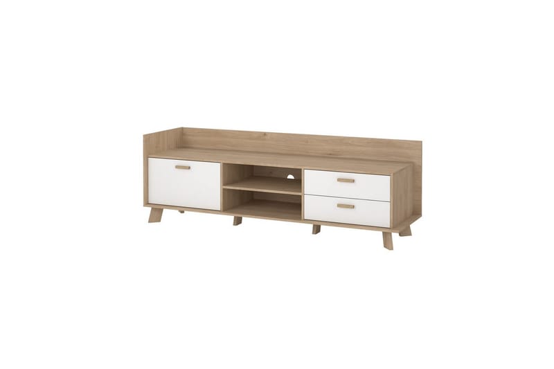 Sumita TV-taso 182 cm - Valkoinen/Luonnonväri - Huonekalut - TV- & Mediakalusteet - Tv taso & Mediataso