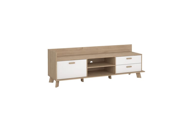 Sumita TV-taso 182 cm - Valkoinen/Luonnonväri - Huonekalut - TV- & Mediakalusteet - Tv taso & Mediataso
