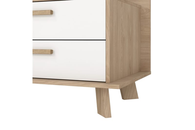 Sumita TV-taso 182 cm - Valkoinen/Luonnonväri - Huonekalut - TV- & Mediakalusteet - Tv taso & Mediataso