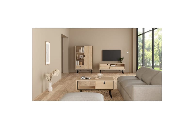 Tadami TV-taso 150 cm - Luonnonväri - Huonekalut - TV- & Mediakalusteet - Tv taso & Mediataso