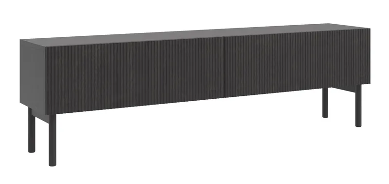 Takayo TV-taso 176 cm - Musta - Huonekalut - TV- & Mediakalusteet - Tv taso & Mediataso