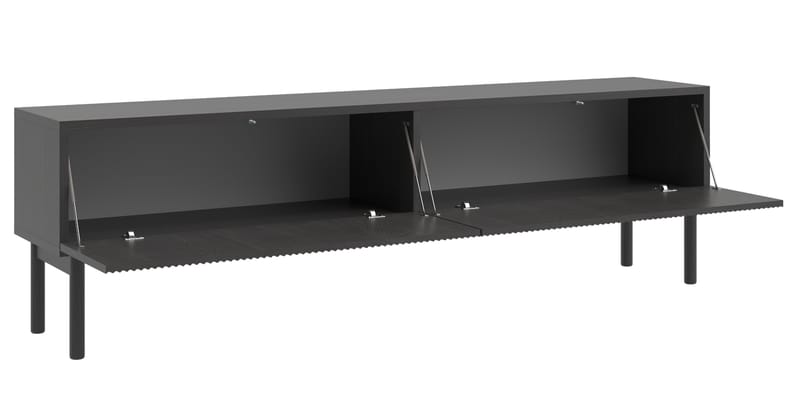 Takayo TV-taso 176 cm - Musta - Huonekalut - TV- & Mediakalusteet - Tv taso & Mediataso