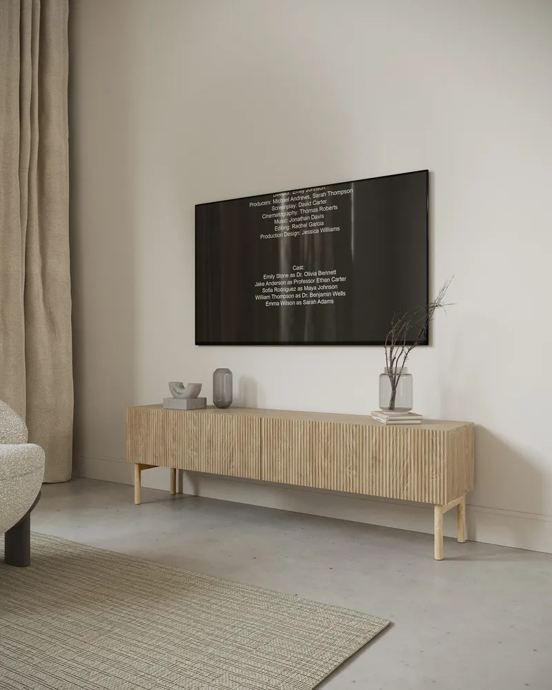 Takayo TV-taso 176 cm - Tammi - Huonekalut - TV- & Mediakalusteet - Tv taso & Mediataso