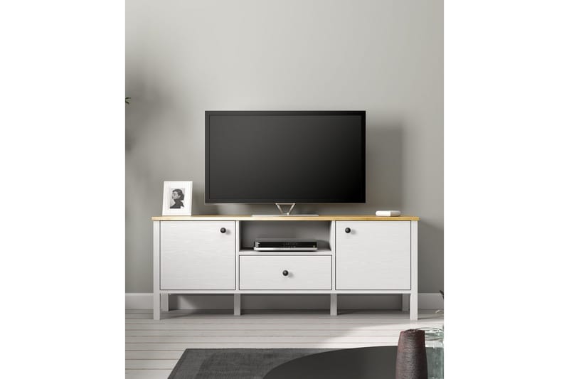 Talan TV-taso 150 cm - Luonnollinen/Valkoinen - Huonekalut - TV- & Mediakalusteet - Tv taso & Mediataso