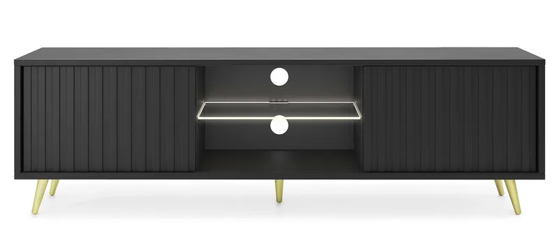 Tapas TV-taso 135 cm, Musta