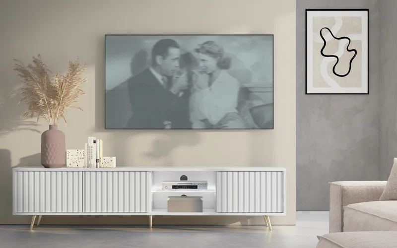 Tapas TV-taso 175 cm - Valkoinen - Huonekalut - TV- & Mediakalusteet - Tv taso & Mediataso