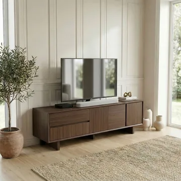 Tavon TV-taso 180x55x45 cm - Milano-pähkinä - Huonekalut - TV- & Mediakalusteet - Tv taso & Mediataso