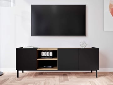 Tavrin TV-taso 153 cm - Musta - Huonekalut - TV- & Mediakalusteet - Tv taso & Mediataso