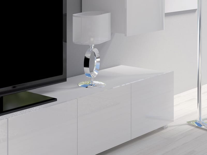 Tessan TV-seinäyksikkö LED-valaistuksella - sininen - Huonekalut - TV- & Mediakalusteet - TV-kalustepaketti