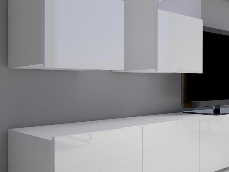 Tessan TV-seinäyksikkö - ruskea - Huonekalut - TV- & Mediakalusteet - TV-kalustepaketti