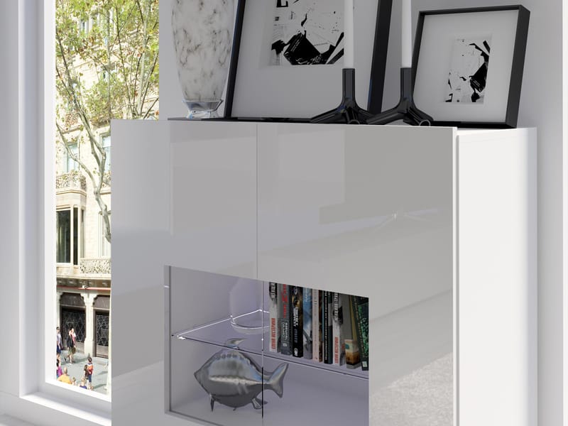 Tessan TV-seinäyksikkö - ruskea - Huonekalut - TV- & Mediakalusteet - TV-kalustepaketti