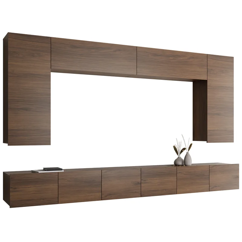 Tessan TV-seinäyksikkö, ruskea