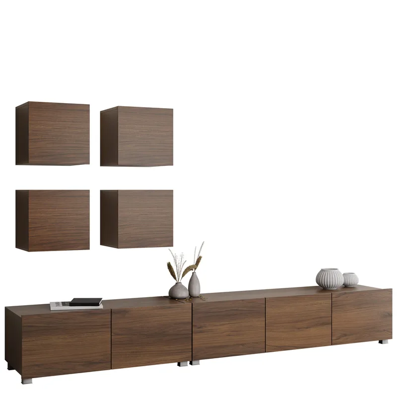 Tessan TV-seinäyksikkö, ruskea