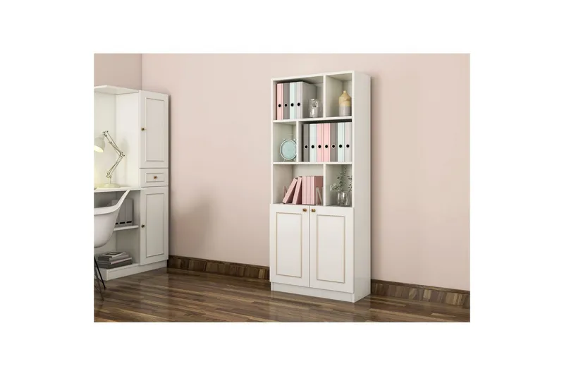 Thyrel Kirjahylly 70 cm - Matta Valkoinen - Säilytys - Hylly - Kirjahylly