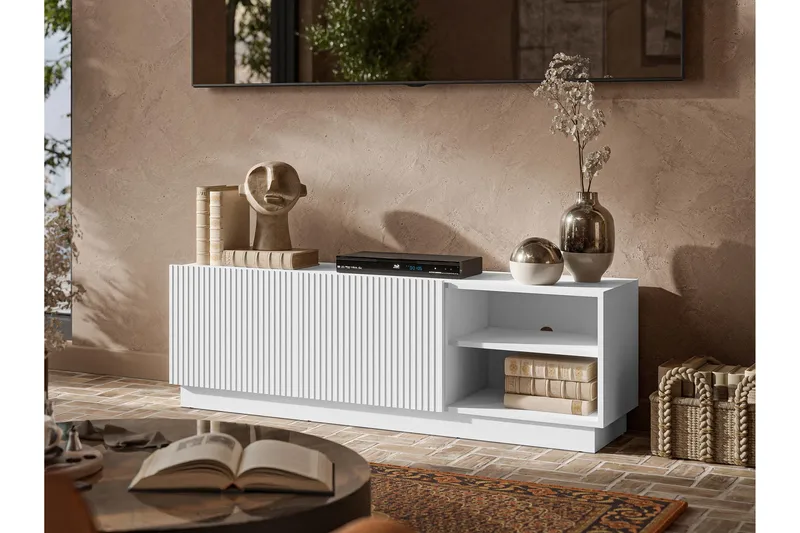 Torvalen TV-taso 150 cm - Valkoinen - Huonekalut - TV- & Mediakalusteet - Tv taso & Mediataso