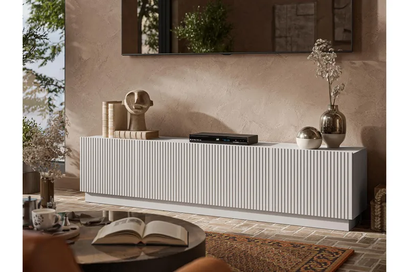 Torvalen TV-taso 200 cm - Beige - Huonekalut - TV- & Mediakalusteet - Tv taso & Mediataso