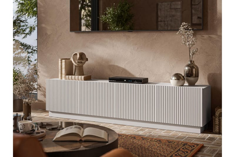 Torvalen TV-taso 200 cm - Beige - Huonekalut - TV- & Mediakalusteet - Tv taso & Mediataso