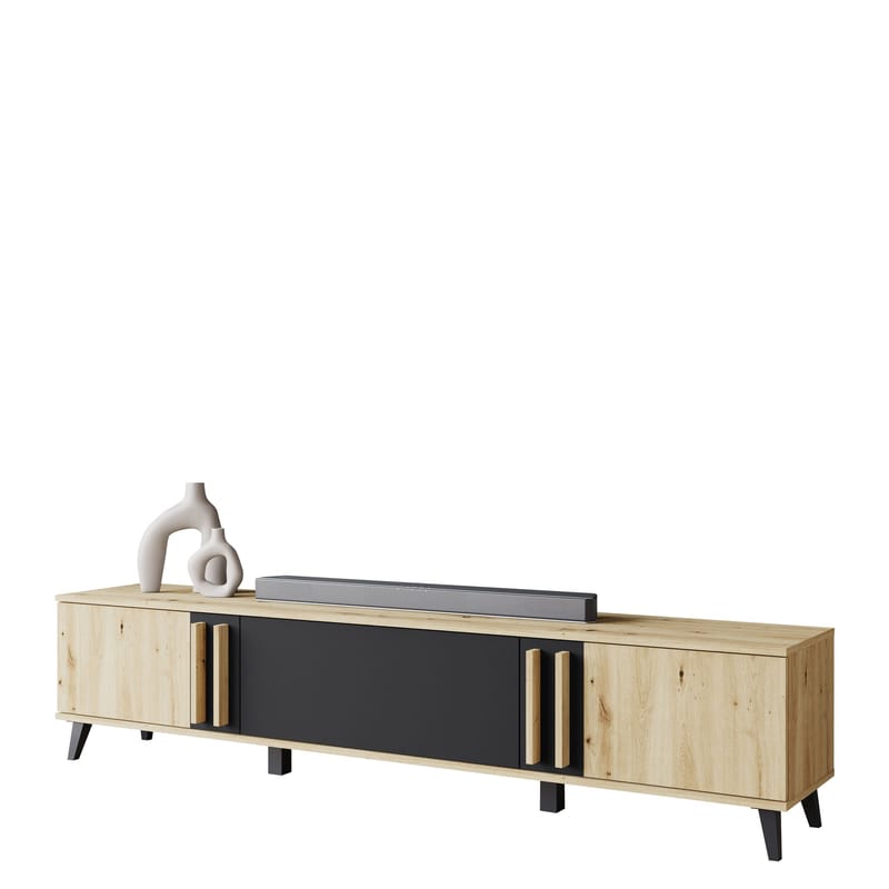 Torvos TV-taso 180 cm, Ruskea/Musta