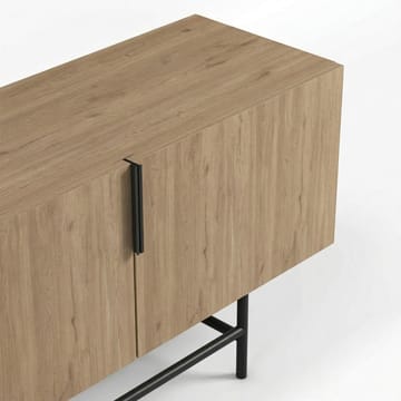 Truvia TV-taso 200x55x35 cm - luonnontammi ja musta - Huonekalut - TV- & Mediakalusteet - Tv taso & Mediataso