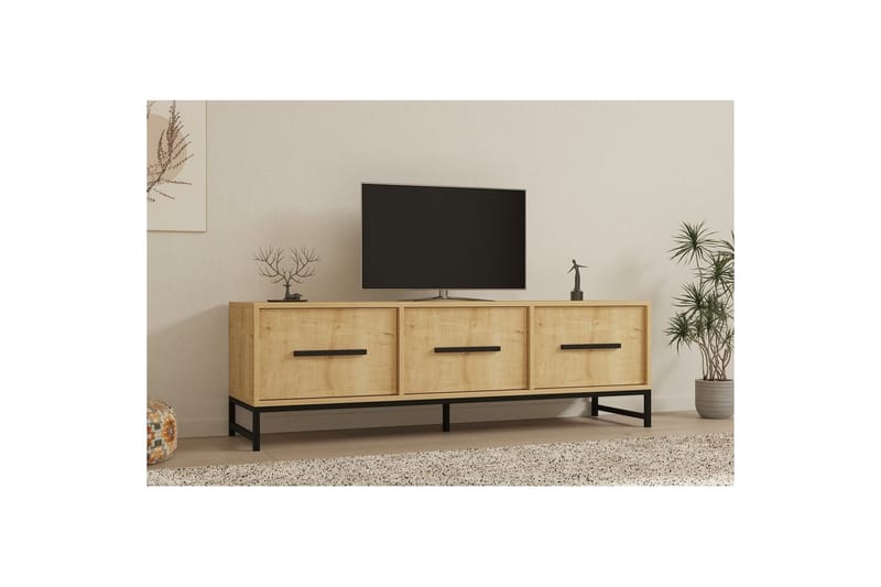Tukums TV-taso 160 cm - Natural - Huonekalut - TV- & Mediakalusteet - Tv taso & Mediataso