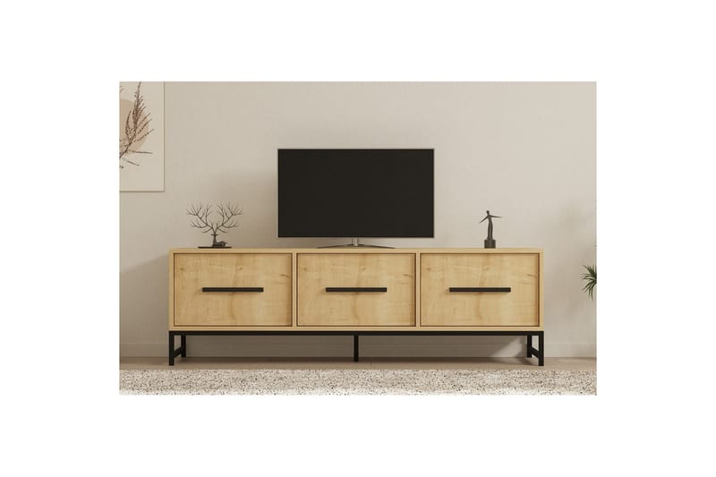 Tukums TV-taso 160 cm - Natural - Huonekalut - TV- & Mediakalusteet - Tv taso & Mediataso