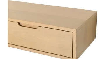 TV-hylly Torsen 110 cm - Valkopigmentoitu tammi - Huonekalut - TV- & Mediakalusteet - TV-hyllyt