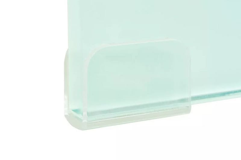 TV-taso/Näyttöteline Valkoinen lasi 70x30x13 cm - Valkoinen - Huonekalut - TV- & Mediakalusteet - TV-hyllyt