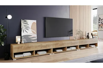 Galbally Tv-skåp 300 cm Brown - Huonekalut - TV- & Mediakalusteet - Tv taso & Mediataso