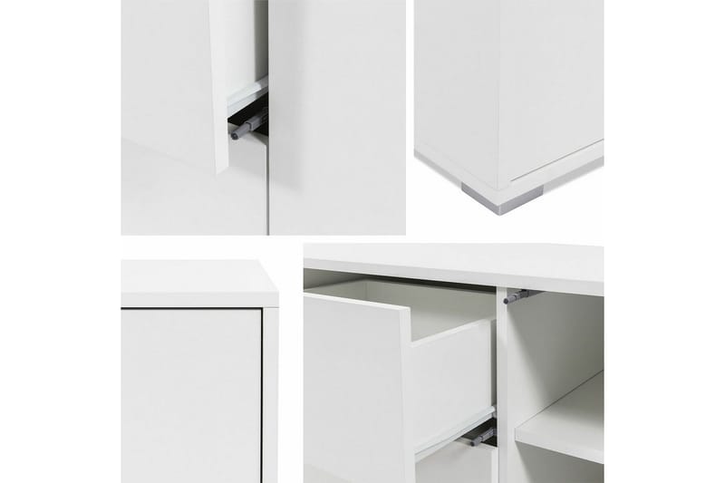 Kintore Tv-skåp 141 cm White - Huonekalut - TV- & Mediakalusteet - TV-kaappi