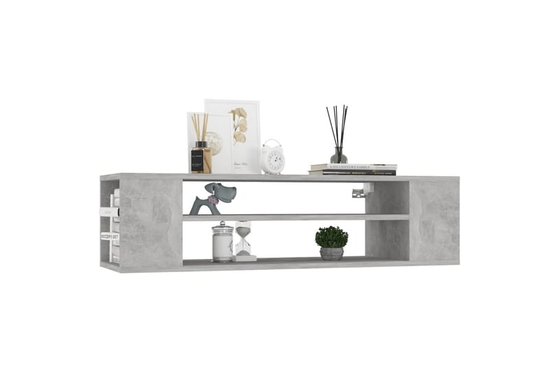 Seinäkiinnitettävä TV-taso betoninharm. 100x30x26,5cm - Huonekalut - TV- & Mediakalusteet - TV-kaappi