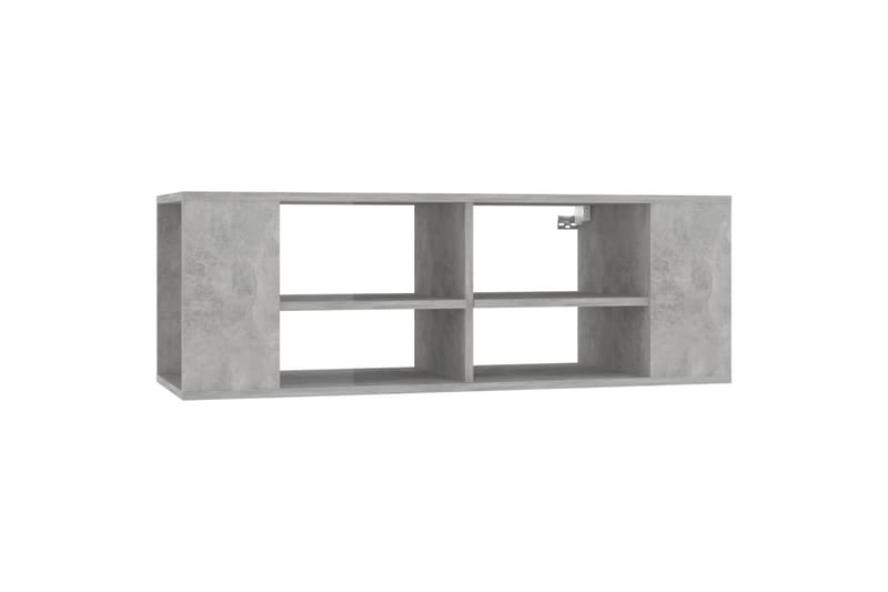 Seinäkiinnitettävä TV-taso betoninharmaa 102x35x35cm - Huonekalut - TV- & Mediakalusteet - TV-kaappi