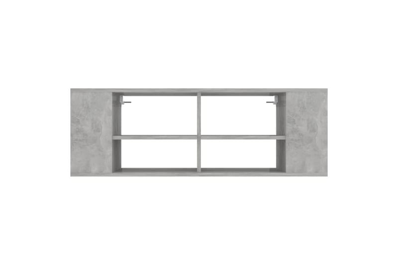 Seinäkiinnitettävä TV-taso betoninharmaa 102x35x35cm - Huonekalut - TV- & Mediakalusteet - TV-kaappi