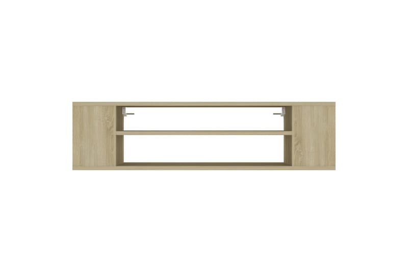 Seinäkiinnitettävä TV-taso Sonoma-tammi 100x30x26,5 cm levy - Huonekalut - TV- & Mediakalusteet - TV-kaappi