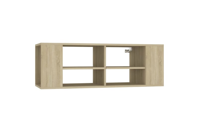 Seinäkiinnitettävä TV-taso Sonoma-tammi 102x35x35cm - Huonekalut - TV- & Mediakalusteet - TV-kaappi